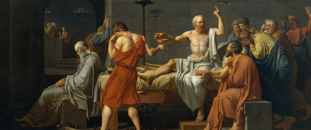 Jacques-Louis David, La Mort de Socrate